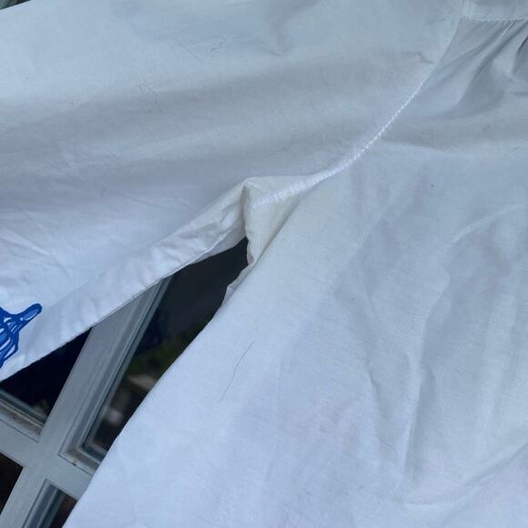 Lilly Pulitzer Blue White Tunic Blouse Vibrant Shell Turtle Print, Sz Small - Picture 5 of 8